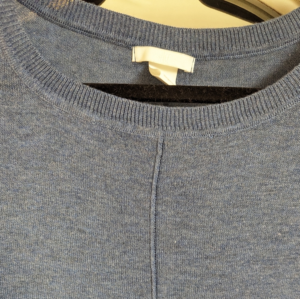H&M fine knit sweater - blue - Picture 2 of 5